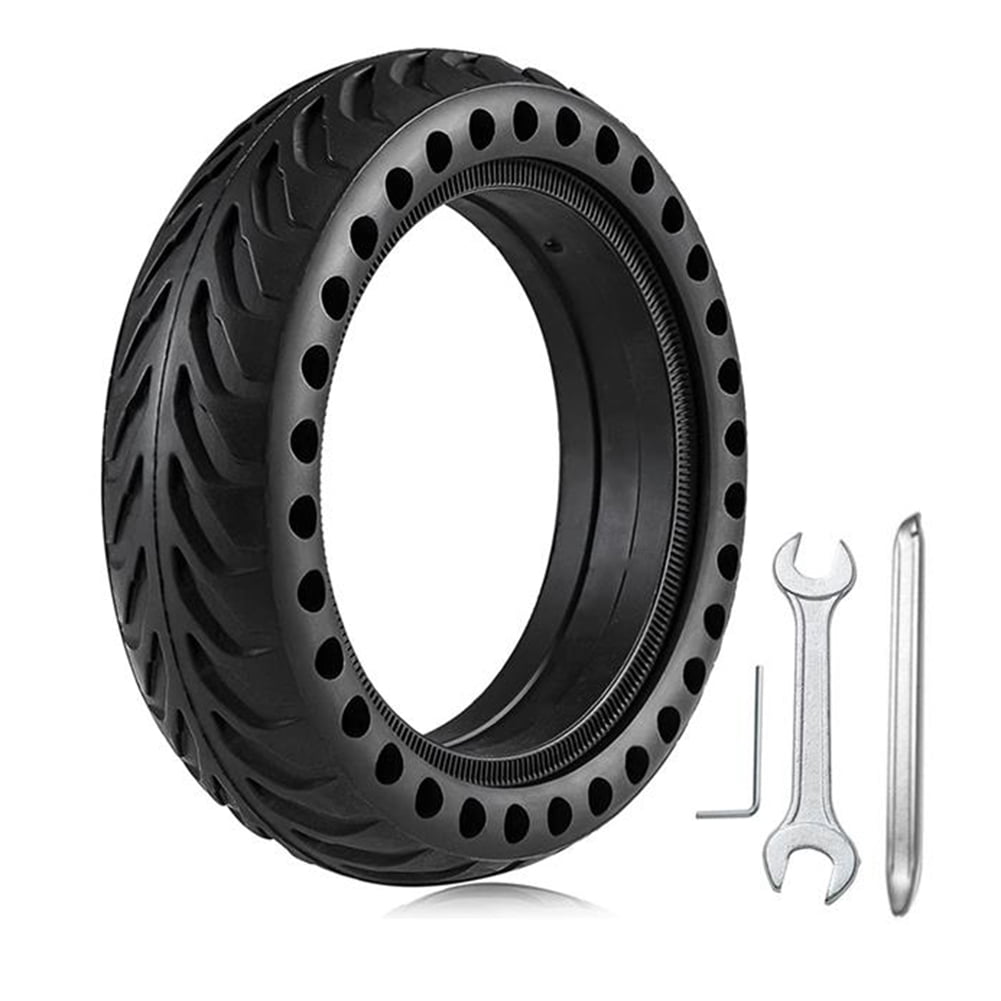 2 Pack 8.5 Inche Scooter Tires for Xiaomi M365/Gotrax gxl V2/ XR Electric Scooter Front or Rear Solid Tire Replacement with 1 Installation Tool 