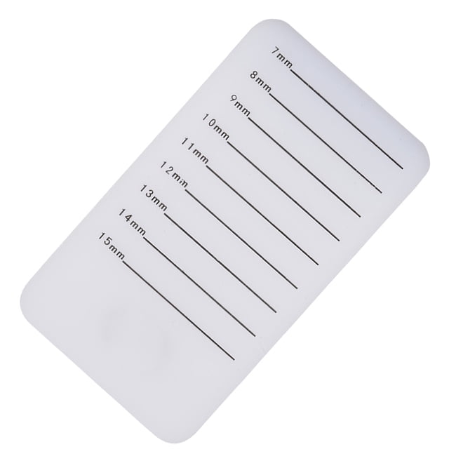 Greenadscape Accesorio Para Extensiones De Pestañas Con Plataforma Transparente Y Medición