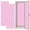 Color 4, variant on Pink 2 Pcs School Locker Magnetic Wallpaper for Girls 12" x 36" Pink White Leopard Light Purple Reusable Removable Locker Accessories Back to School Supplies