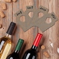 thumbnail image 5 of 200 Pcs Wine Bottle Tags, Kraft Paper Wine Cellar Labels, Reusable Custom Plain Bottle Neck Gift Tags For Champagne, 5 of 5