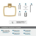thumbnail image 5 of Amerock Revitalize Champagne Bronze Closed Towel Ring, 5 of 8