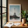thumbnail image 6 of Eiffel Tower (color) - Paris Île-de-France France Photography Architecture Cityscape Travel Poster Autumn Boat Scenic Oak Framed Wall Art Print 12 x 18 inches, 6 of 59