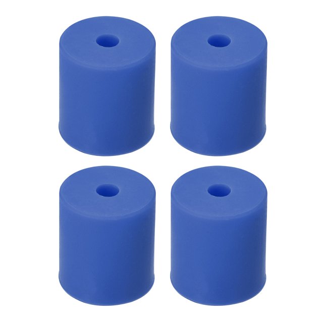Unique Bargains Silicone Leveling Column Silicone Buffer 18mm Blue Heat-Resistant for 3D Printer Hot Bed 4pcs