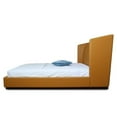 thumbnail image 4 of Manhattan Comfort Lenyx Faux Leather Full Size Bed Frame in Saddle Brown, 4 of 8