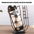 thumbnail image 3 of Portabotellas De Vino, Estante De Vino De Saxofón Decorativo Estable Práctico De Metal Inoxidable Para El Hogar, 3 of 7