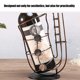 thumbnail image 3 of Portabotellas De Vino, Estante De Vino De Saxofón Decorativo Estable Práctico De Metal Inoxidable Para El Hogar, 3 of 7