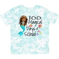 thumbnail image 3 of Inktastic 100 Magical Days of School with Blue Mermaid and Fish Boys or Girls Toddler T-Shirt, 3 of 5