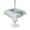 Grey, variant on Outdoor Tablecloth with Umbrella Hole for Patio/Picnic/Party/Camping, Hydrangea Eucalyptus Waterproof Table Cloth Square Cover Washable, Summer Botanical Leaves Butterfly (54"x 54")