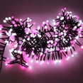 thumbnail image 1 of Jinsinto Christmas LED Cluster String Lights, 10FT 400 LEDs Outdoor Waterproof Globe Fairy Lights - Linkable Plug in Firecracker String Lights 8 Modes for Wedding Party Garden Xmas Tree, 1 of 4