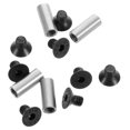 thumbnail image 3 of KAKOWELY 4 Pcs Ensemble de Rivets pour Manche de Couteau Diy pour Réparation et Remplacement Vis Hexagonales à Fraiser pour Poignées de Couteau Accessoires de Réparation de Manche de Couteau 0.67"X0.31"X0.31 Pouces, 3 of 5