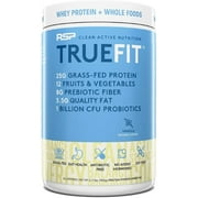 TrueFit Meal Replacement Shakes Powder, Grass Fed Whey Protein, Vanilla, 2 lb