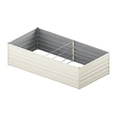thumbnail image 3 of WORKPRO 7.5x4x2ft White Square Metal Raised Garden Bed, 3 of 12
