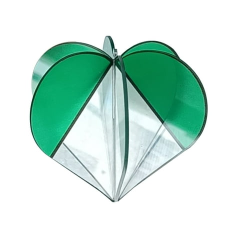 

Acrylic Multi-Faceted Heart-Shaped Pendant Indoor Garden Terrace Balcony Window Decoration Small Color Decoration CHMORA