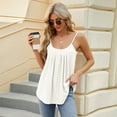 thumbnail image 2 of Tosmy Summer Tank Tops For Women Ladies T Shirt Tank Top Sleeveless U Neck Eyelet Embroidery Loose Fit Casual Summer Hollow Vest Suspenders Vest For Women, 2 of 9