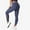 Dark Blue, variant on SNKSDGM Flare Leggings for Women No Front Seam 28 Women's Push up Opaque Sports Gym Yoga Fitness Leggings High Waist Seamless Sports Leggings Lifting Leggings V Shaped Opaque Yoga Trousers