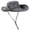 Grey, variant on Wide Brim Waterproof Bucket Sun Summer Caps Travel Fishing Hiking Fisherman Hat Beach Safari Gardening Golf Fishing,Green