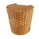 thumbnail image 5 of Mochila de exterior de polipropileno, multifuncional, con correas para los hombros, cesta rústica tejida a mano para recoger alimentos al aire libre., 5 of 9