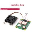 thumbnail image 3 of CM5 Cooling Fan for Compute Module 5 Low Noise with Heat Conductive Tape CM5-FAN-3007-5V, 3 of 5
