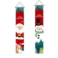 thumbnail image 1 of Decoración colgante de puerta de pared de Navidad Decoración de escena multipropósito Accesorios de fondo Regalo Adornos colgantes Pareado para Estilo G Gloria Decoraciones pareado, 1 of 7
