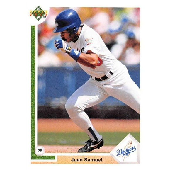 1991 Tower Deck Baseball 117 Juan Samuel Los Angeles Esquiver
