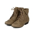 thumbnail image 5 of Breckelle Indy-11 New Women PU Oxford Almond Toe Lace Up Cuff Ankle Bootie Size, 5 of 5