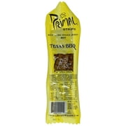 Primal Spirit Foods Primal Strips Meatless Vegan Jerky Soy Texas BBQ -- 1 oz Pack of 4