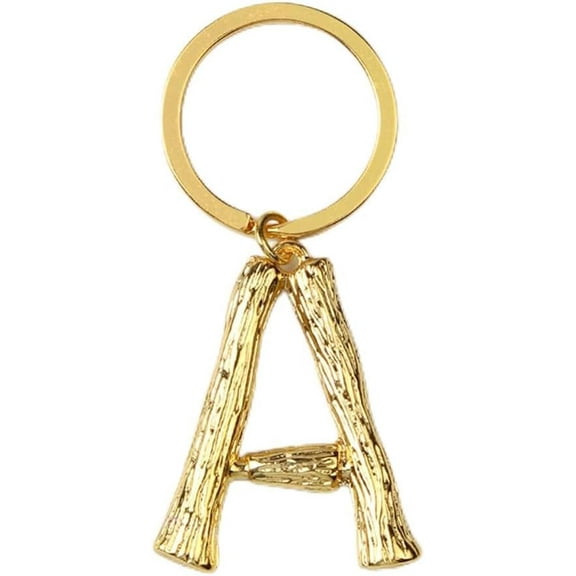 Letter Keychain,Decorative Keychain,Name Keychain Initial Gold 26 Letters A-Z Pendant Handbag Bag Decoration Gifts