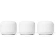 Google Nest WiFi Router 3 Pack (2nd Generation)  4x4 AC2200 Mesh Wi-Fi Routers with 6600 Sq Ft Coverage