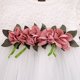 thumbnail image 4 of Vestidos Para NiñAs PequeñAs Vestido De Princesa De Flores Multicapa De Malla Con Dobladillo Con Volantes Y Botones En La Espalda, 4 of 4