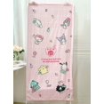 thumbnail image 3 of Toalla de baño con dibujos animados de Hello Kitty, Sanrio, Kuromi, My Melody, canela, manta de felpa para playa para niños y niñas, regalo de Navidad para niños, 3 of 5