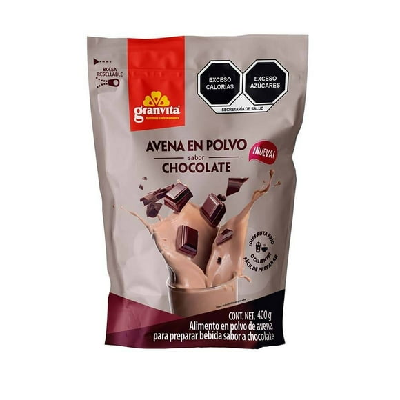 Avena en polvo Granvita Chocolate Bolsa 400 g