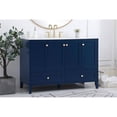 thumbnail image 2 of 48 inch Single Bathroom Vanity in Blue, 2 of 8