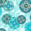Creative Cuts Cotton 44" Wide Floral Print Fabric, 2 Yd.