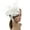 White, variant on Travelwant Women Girl Fascinators Hair Clip Hairpin Hat Feather Cocktail Wedding Tea Party Hat