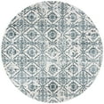 thumbnail image 3 of SAFAVIEH Isabella Dina Geometric Floral Area Rug, Navy/Ivory, 3' x 5', 3 of 9