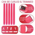 thumbnail image 4 of 26 Pack Colored Party Highlights Clip in Hair Extensions for Girls 20 inches Multi-colors Straight Hair Synthetic Hairpieces In The Party(13colored), 4 of 17
