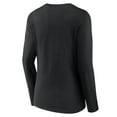 thumbnail image 3 of Women's Black Chicago White Sox Victory Script Long Sleeve V-Neck T-Shirt, 3 of 3