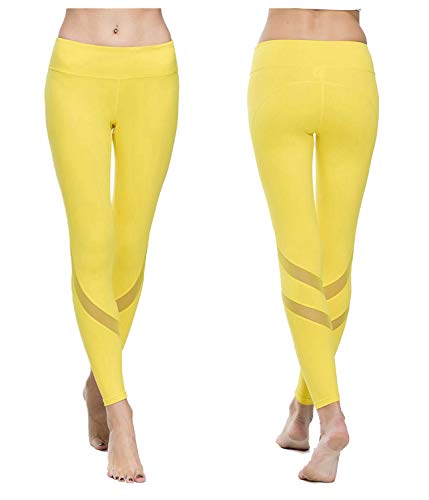 ONGASOFT Women's Yoga Pants Mesh 
