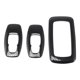 thumbnail image 1 of Bisel de recorte de faro Unique Bargains, bisel de faro, decoración de cubierta de faro para Nissan Rogue 2021-2024, negro de fibra de carbono, ABS, 1 juego, fila trasera, 1 of 7