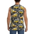 thumbnail image 4 of Kdxio Excavator At Work for Men's Muscle T-shirt,Sleeveless for Workout Running Athletic Gym Lounge Casual, 4 of 7