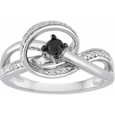 1/4 Carat T.W. Diamond Sterling Silver Fashion Ring