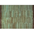 thumbnail image 1 of Ahgly Company Indoor Rectangle Abstract Light Blue Modern Area Rugs, 5' x 7', 1 of 4