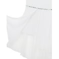 thumbnail image 6 of Linjinx Kids Flower Girls Elegant Sleeveless Wedding Party Formal Dress Ball Gown White 16, 6 of 7