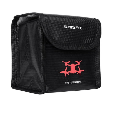 Lazsy Fireproof Storage Battery Protection Pouch Case for FPV 2 Battery for Drone