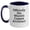 White/Navy, variant on Funny Two Tone Coffee Mug Gifts for Architects - Officially The World's Coolest Architect - Unique Mother's Day Unique Gifts from Family to Architect Friends