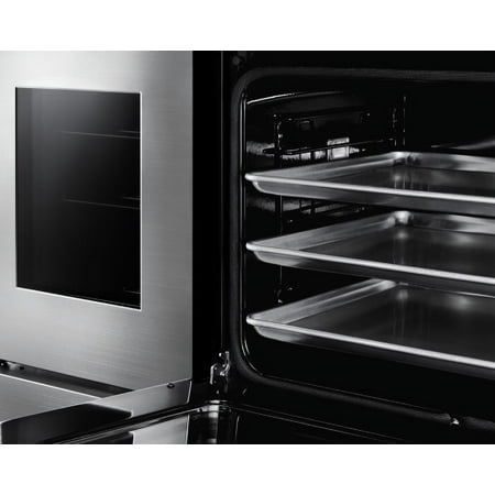 Dacor - Professional 8.0 Cu. Ft. Self-Cleaning Freestanding Double Oven Gas Convection Range with 6 burners, LP - Stainless steel