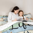 thumbnail image 5 of Manfei Lake House Bedding Sets Twin with Comforter, Beach Seashell Comforter Sets Twin Size, Lodge Cabin Reversible Down Comforter, Super Cozy Bedroom Decoration, 2-Piece, 5 of 8