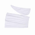 thumbnail image 2 of Ensemble de bain spa doux pour femme, peignoir, serviette et bonnet de séchage rapide, blanc, 2 of 4