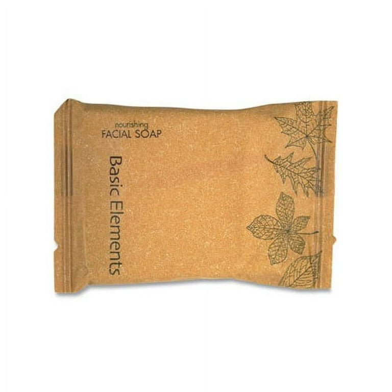 Facial Soap Bar, Clean Scent, 0.71 oz Pack, 500/Carton Facial Soap Bar, Clean Scent, 0.71 oz Pack, 500/Carton