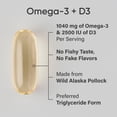 thumbnail image 2 of Suplemento Sports Research Omega-3 1040 mg con vitamina D3 2500 iu, 2 of 8